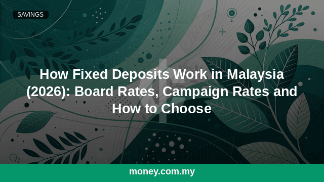 How Fixed Deposits Work in Malaysia (2026): Board Rates, Campaign Rates and How to Choose